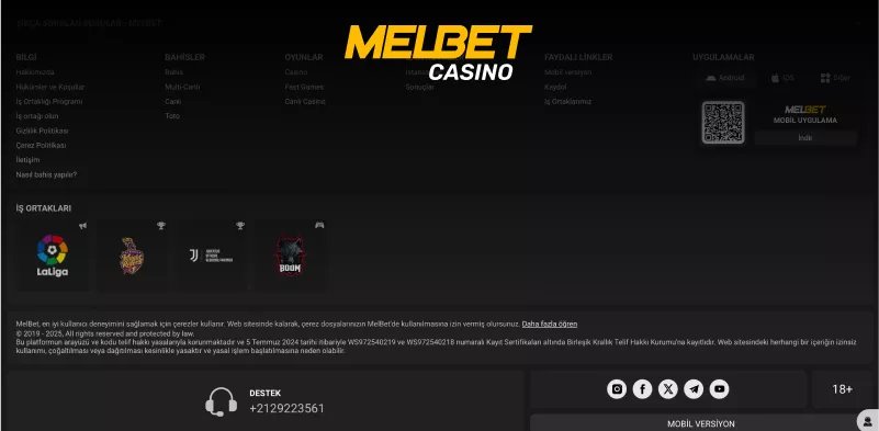 Slots clássicos e modernos no cassino Melbet