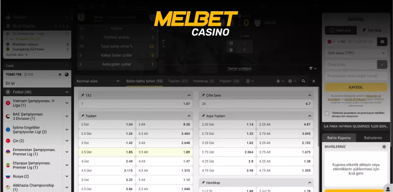 Experiência de jogo segura no cassino Melbet